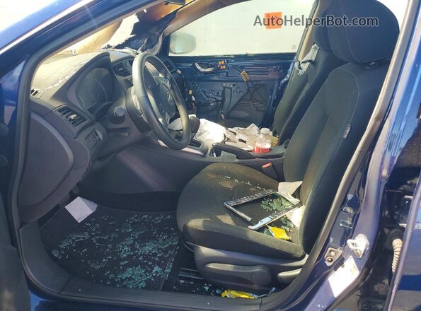 3N1AB7AP9KY439454 2019 NISSAN SENTRA Синий Вид салона спереди