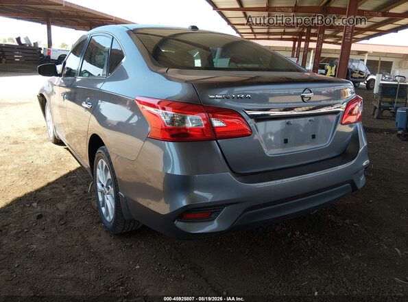 3N1AB7AP9KY439714 2019 NISSAN SENTRA Gray Задня ліва чверть