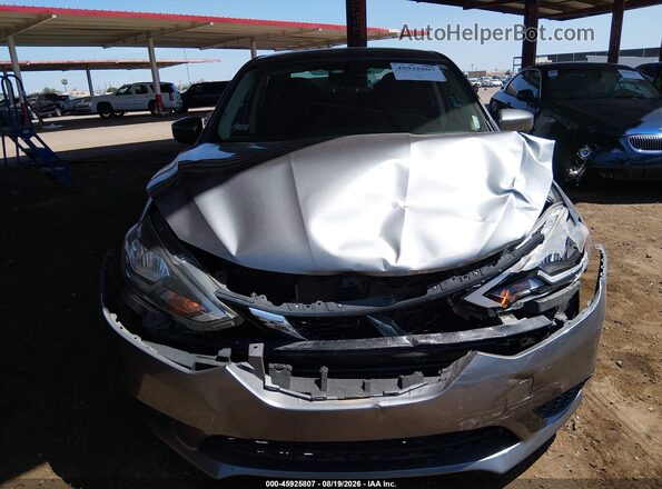 3N1AB7AP9KY439714 2019 NISSAN SENTRA Gray Вид щитка приладів