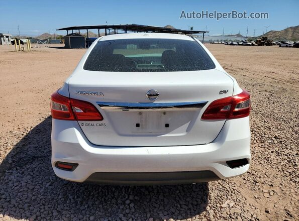 3N1AB7AP9KY440023 2019 NISSAN SENTRA White Հետևի տեսք