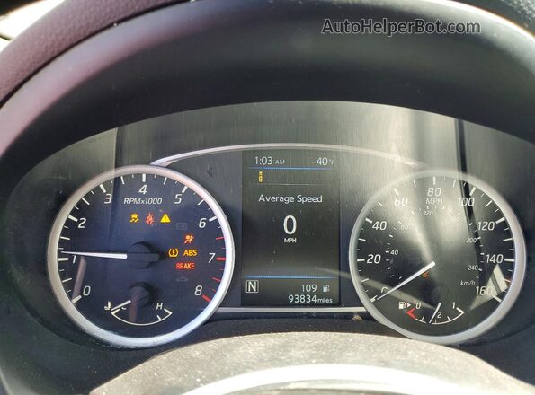 3N1AB7AP9KY440023 2019 NISSAN SENTRA White Սարքավորումների վահանակի տեսք