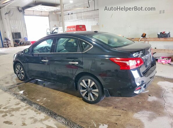 3N1AB7AP9KY451121 2019 NISSAN SENTRA Черный Задняя левая четверть