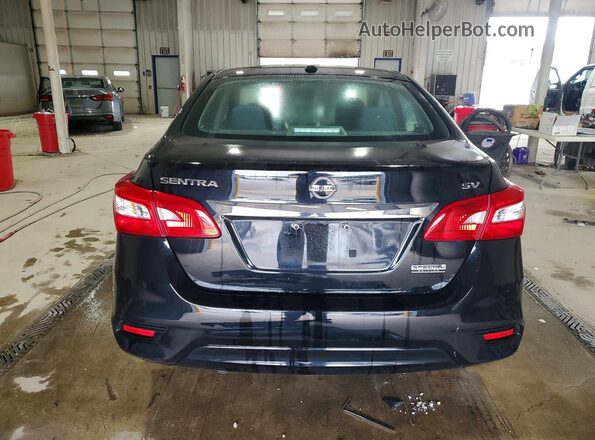 3N1AB7AP9KY451121 2019 NISSAN SENTRA Черный Вид сзади