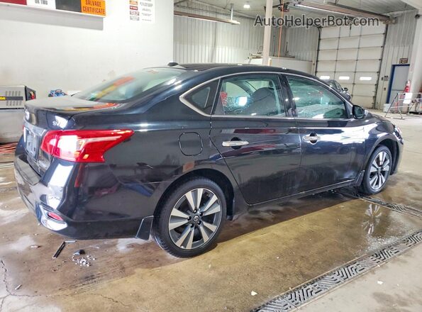 3N1AB7AP9KY451121 2019 NISSAN SENTRA Черный Задняя правая четверть
