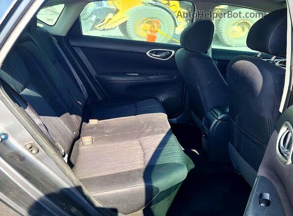 3N1AB7APXGL671260 2016 NISSAN SENTRA Silver უკანა სავარძლების ხედი
