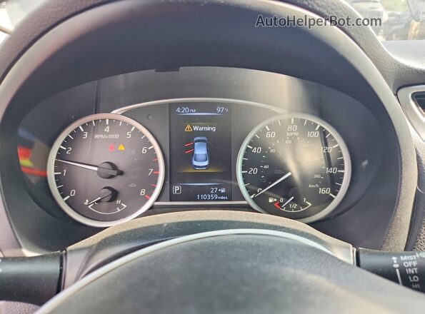 3N1AB7APXGL671260 2016 NISSAN SENTRA Silver ხელსაწყოთა პანელის ხედი
