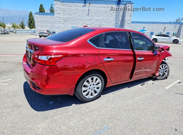3N1AB7APXGL674286 2016 NISSAN SENTRA Red Rear right
