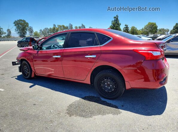 3N1AB7APXGL674286 2016 NISSAN SENTRA Red Rear left