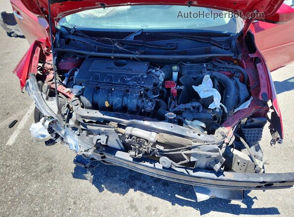 3N1AB7APXGL674286 2016 NISSAN SENTRA Red Rear interior view