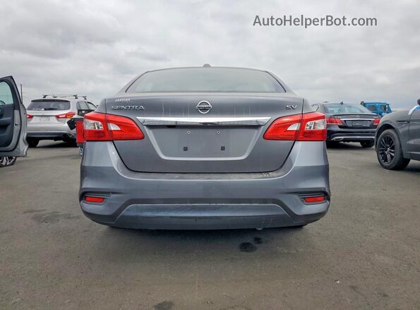 3N1AB7APXGL682016 2016 NISSAN SENTRA Угольный Вид сзади