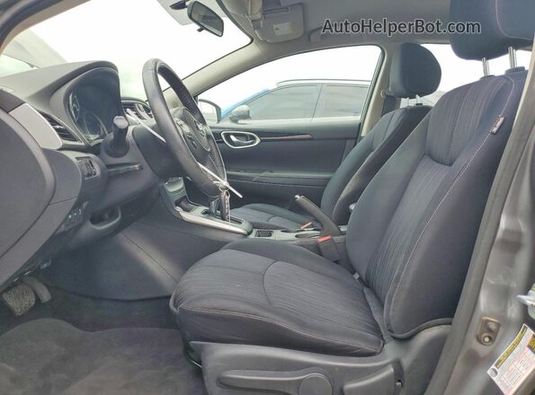 3N1AB7APXGL682016 2016 NISSAN SENTRA Угольный Вид салона спереди