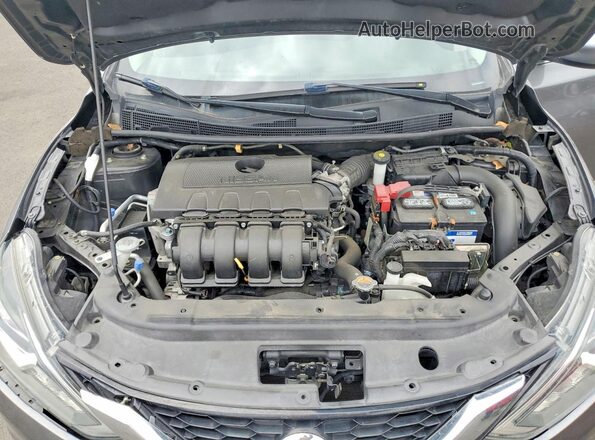 3N1AB7APXGL682016 2016 NISSAN SENTRA Угольный Вид задней части салона