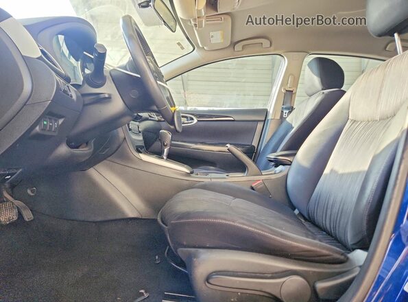 3N1AB7APXGY220073 2016 NISSAN SENTRA Blue წინა სალონის ხედი