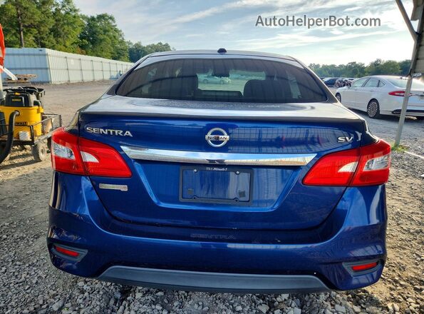 3N1AB7APXGY220073 2016 NISSAN SENTRA Blue უკანა ხედი