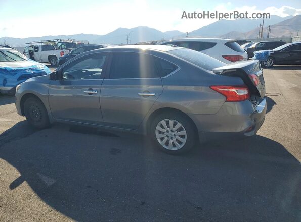 3N1AB7APXGY227072 2016 NISSAN SENTRA Gray Trasero izquierdo