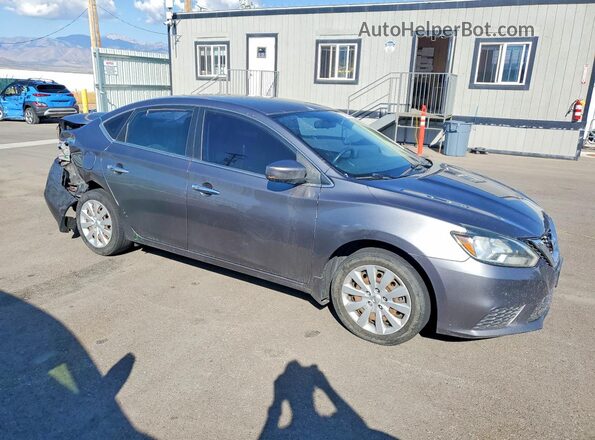 3N1AB7APXGY227072 2016 NISSAN SENTRA Gray Delantero derecho