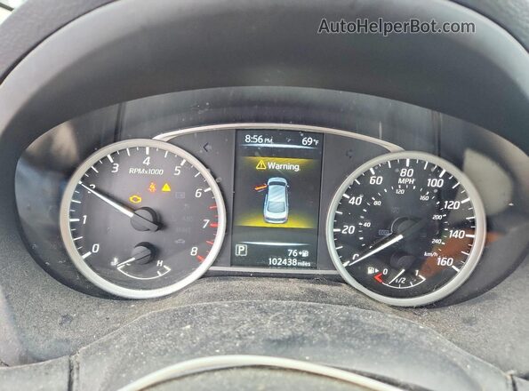 3N1AB7APXGY228240 2016 NISSAN SENTRA Белый Вид щитка приборов