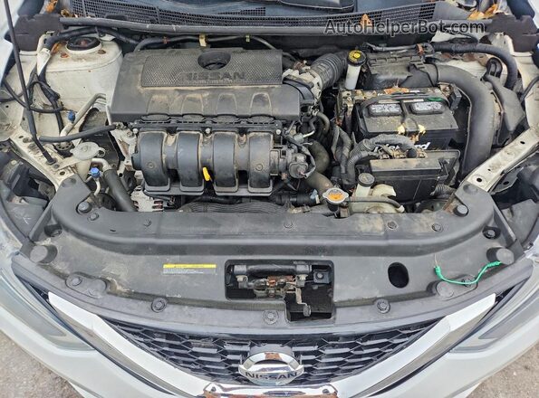 3N1AB7APXGY228240 2016 NISSAN SENTRA Белый Вид задней части салона