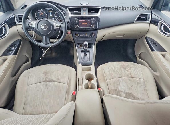 3N1AB7APXGY228240 2016 NISSAN SENTRA Белый Вид панели приборов