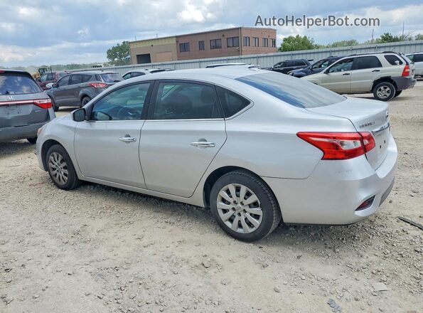 3N1AB7APXGY242641 2016 NISSAN SENTRA Серебряный Задняя левая четверть
