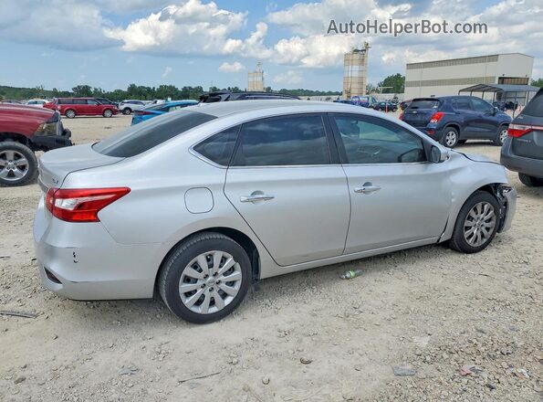 3N1AB7APXGY242641 2016 NISSAN SENTRA Серебряный Задняя правая четверть