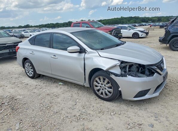3N1AB7APXGY242641 2016 NISSAN SENTRA Серебряный Передняя правая четверть