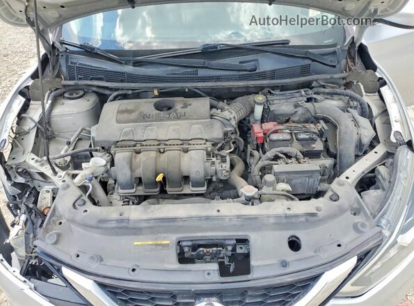 3N1AB7APXGY242641 2016 NISSAN SENTRA Серебряный Вид задней части салона