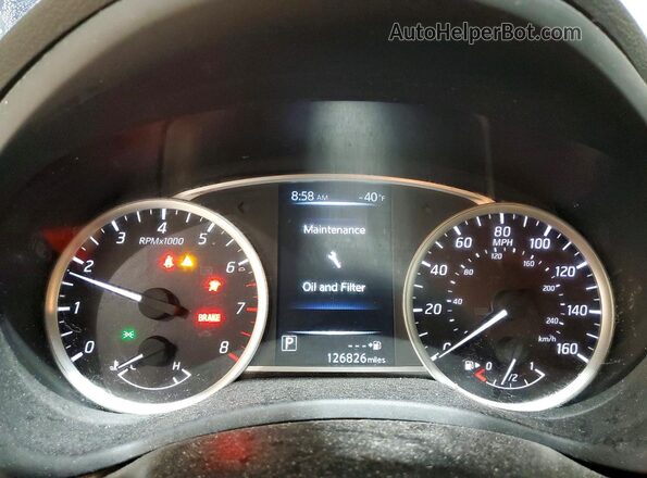 3N1AB7APXGY252084 2016 NISSAN SENTRA Blue Вид щитка приладів