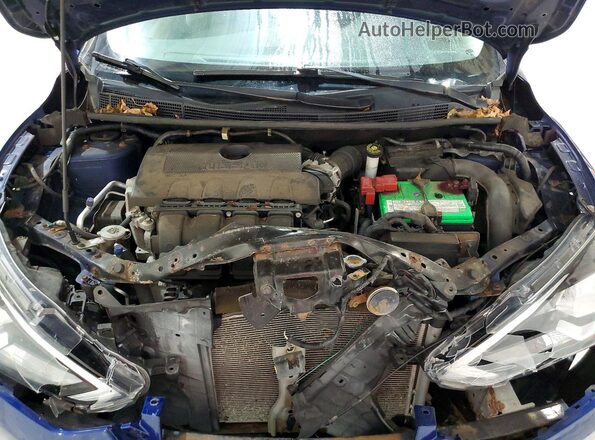 3N1AB7APXGY252084 2016 NISSAN SENTRA Blue Вид задньої частини салону