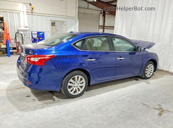 3N1AB7APXGY252084 2016 NISSAN SENTRA Blue Задня права чверть