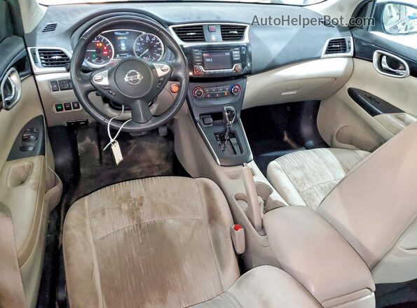 3N1AB7APXGY252084 2016 NISSAN SENTRA Blue Вид панелі приладів
