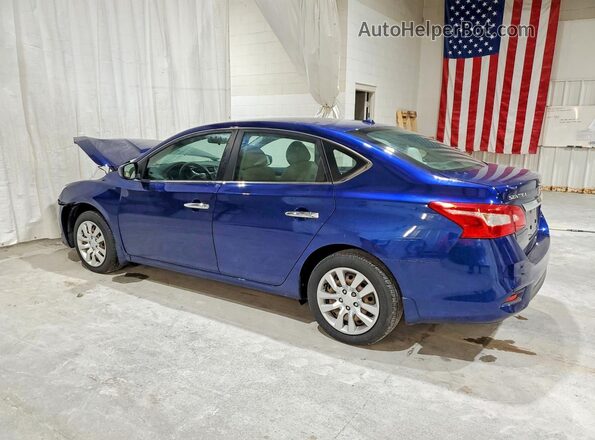 3N1AB7APXGY252084 2016 NISSAN SENTRA Blue Задня ліва чверть