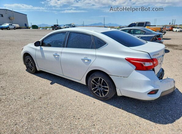 3N1AB7APXGY263053 2016 NISSAN SENTRA White Trasero izquierdo
