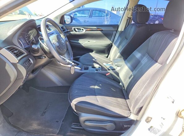 3N1AB7APXGY263053 2016 NISSAN SENTRA White Vista interior delantera