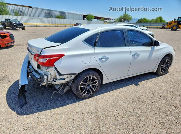 3N1AB7APXGY263053 2016 NISSAN SENTRA White Trasero derecho