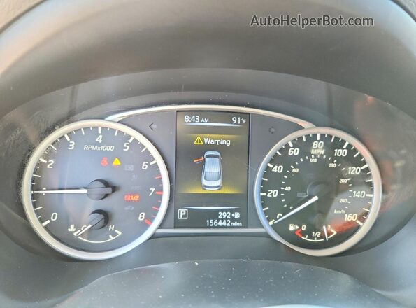3N1AB7APXGY263053 2016 NISSAN SENTRA White Vista del cuadro de instrumentos