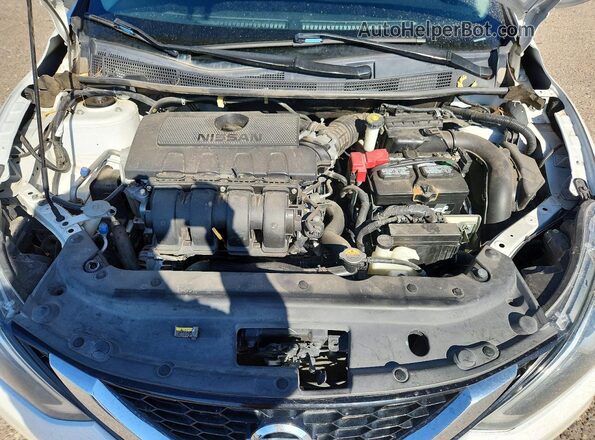 3N1AB7APXGY263053 2016 NISSAN SENTRA White Vista interior trasera