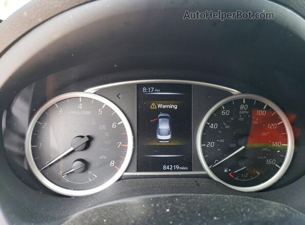 3N1AB7APXGY267183 2016 NISSAN SENTRA Gray Instrument cluster view