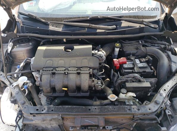 3N1AB7APXGY267183 2016 NISSAN SENTRA Gray Rear interior view