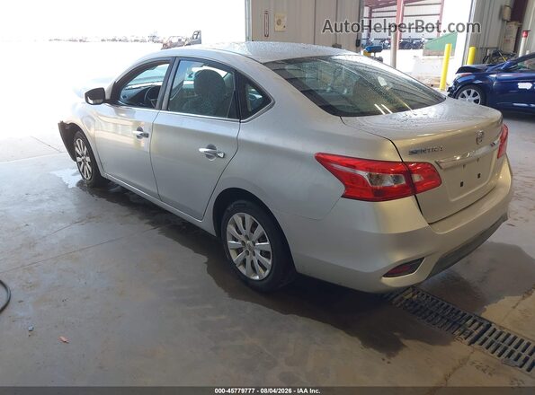 3N1AB7APXGY268852 2016 NISSAN SENTRA Silver Tył lewy