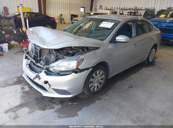 3N1AB7APXGY268852 2016 NISSAN SENTRA Silver Przód lewy