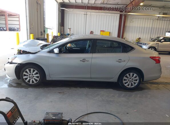 3N1AB7APXGY268852 2016 NISSAN SENTRA Silver Widok wnętrza 360 stopni