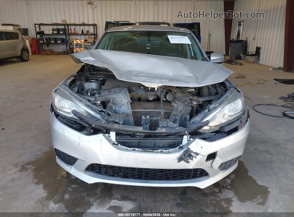 3N1AB7APXGY268852 2016 NISSAN SENTRA Silver Widok zestawu wskaźników