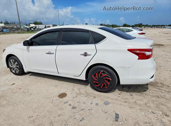 3N1AB7APXGY306354 2016 NISSAN SENTRA White Trasero izquierdo