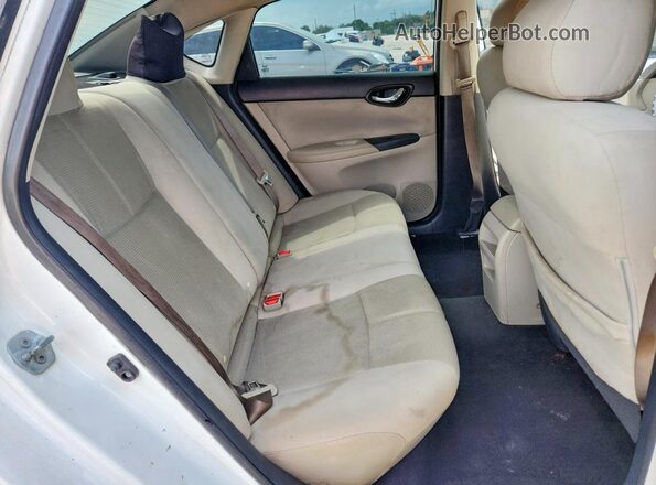 3N1AB7APXGY306354 2016 NISSAN SENTRA White Vista de los asientos traseros