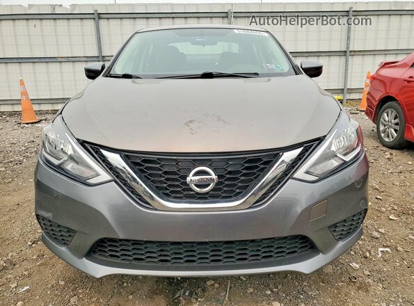 3N1AB7APXHL637837 2017 NISSAN SENTRA Gray Widok z przodu