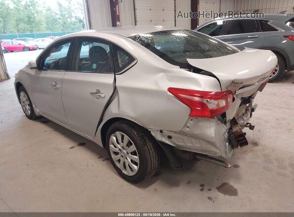 3N1AB7APXHL639734 2017 NISSAN SENTRA Серебряный Задняя левая четверть