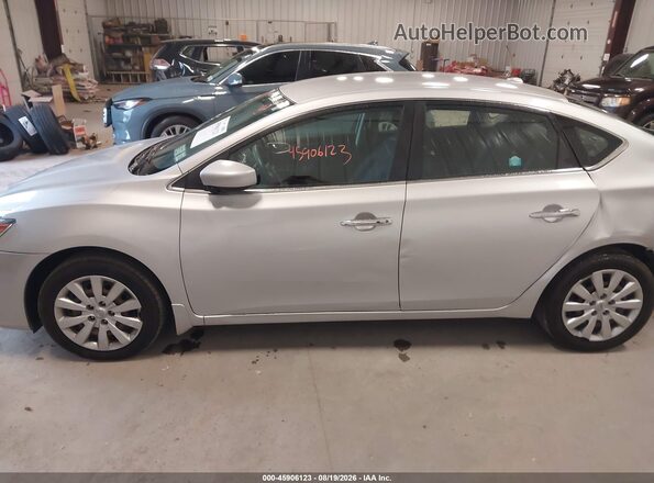 3N1AB7APXHL639734 2017 NISSAN SENTRA Серебряный Панорамный вид салона 360°