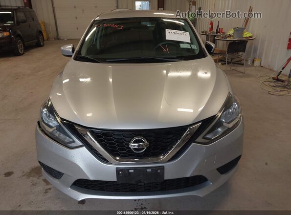 3N1AB7APXHL639734 2017 NISSAN SENTRA Серебряный Вид щитка приборов