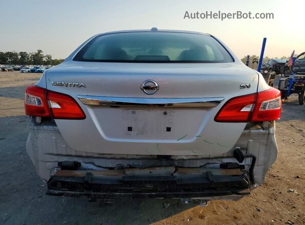 3N1AB7APXHL667890 2017 NISSAN SENTRA Silver Rear view